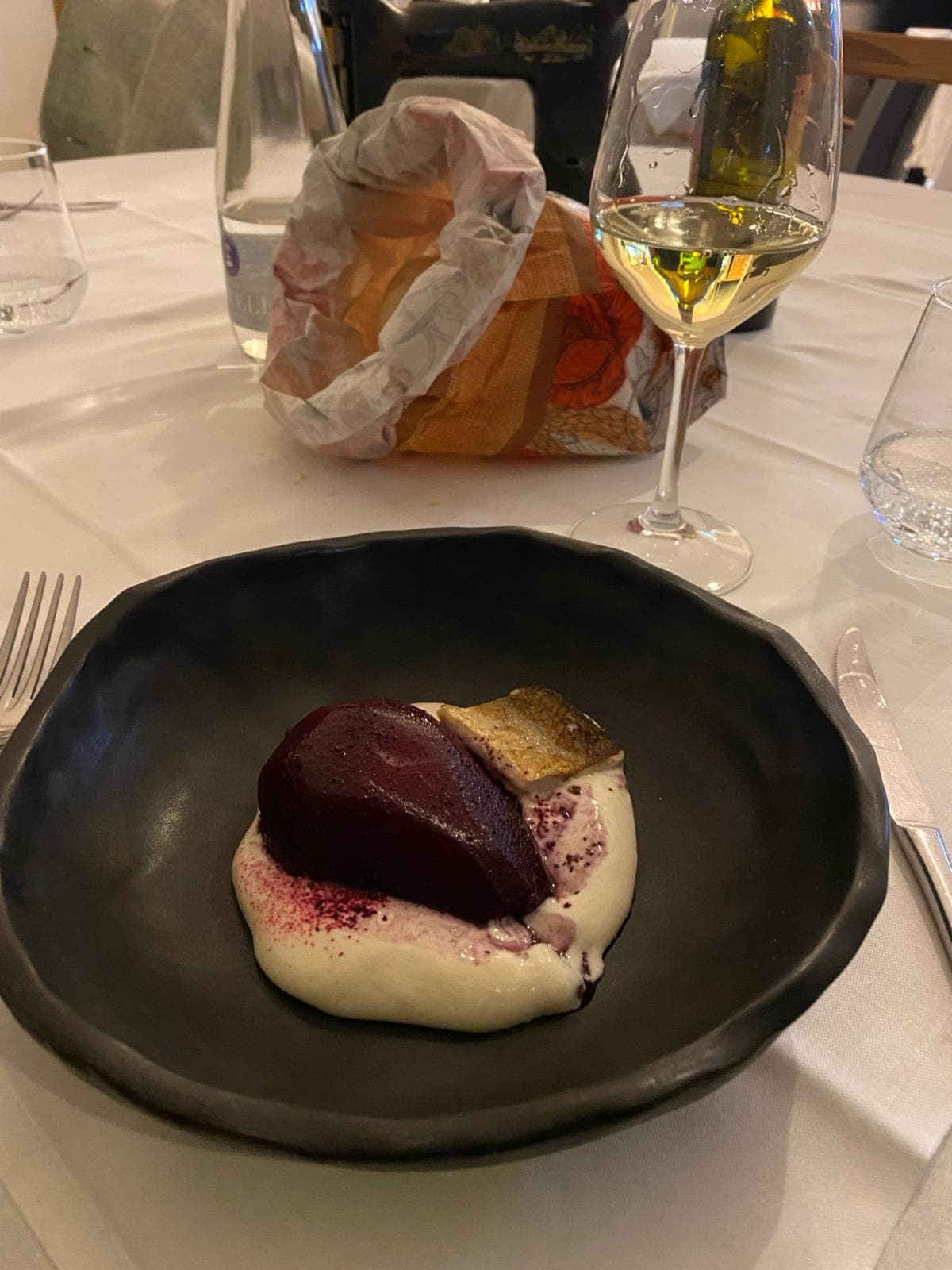 Feines Fischgericht bei El Taller in Iseo