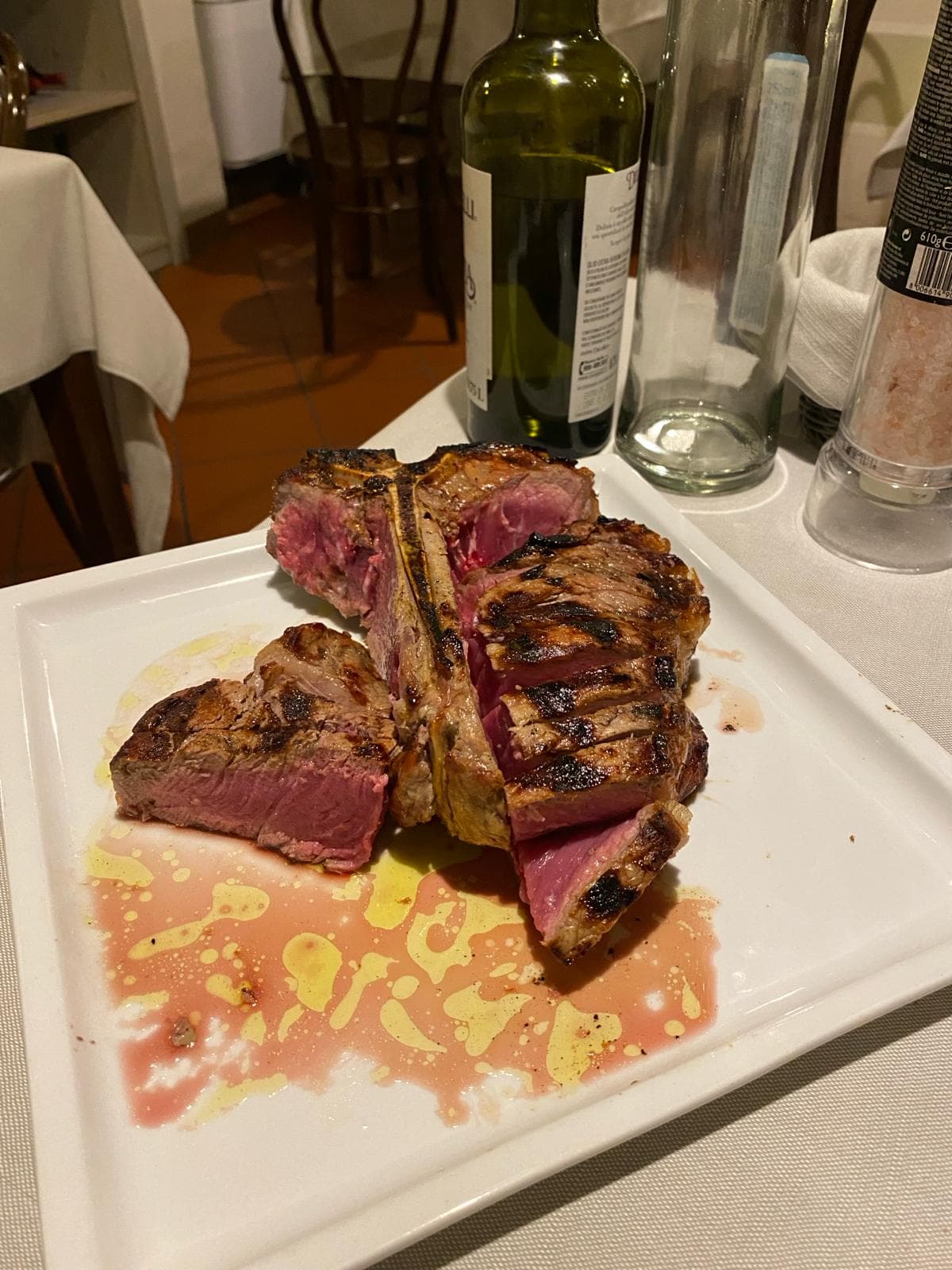 Bistecca alla Fiorentina in der Osteria Il Volto