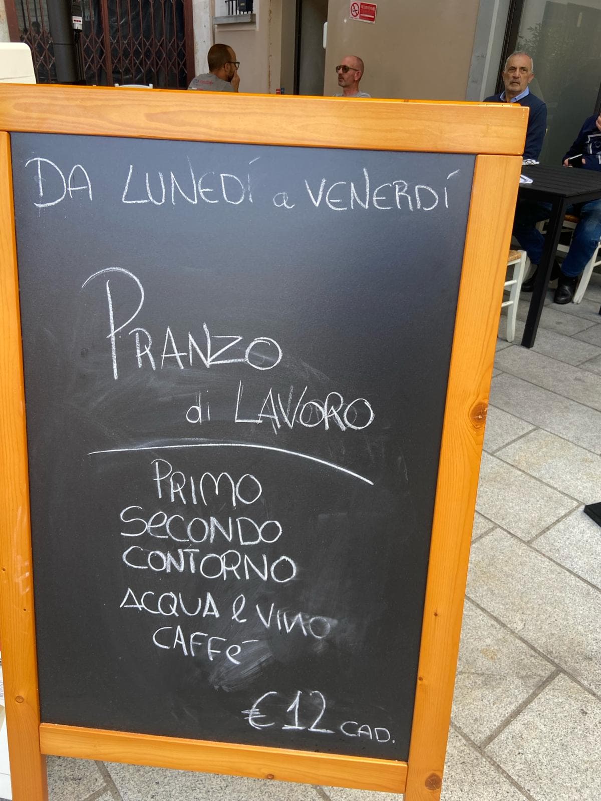 Beispiel für ein Pranzo di Lavoro am Lago d’Iseo